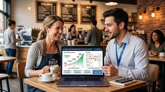 AI marketing local SEO success business visibility growth